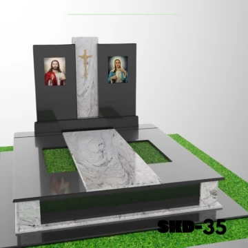 Подвійний пам'ятник з граніту